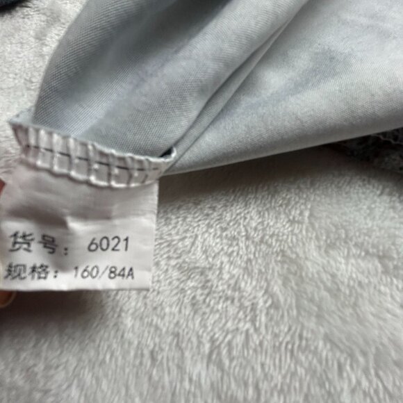 S.Y. Womens Abstract Print Button-Up Shirt Size 3 Mandarin Collar Long Sleeve - Picture 4 of 8